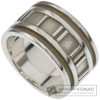 TIFFANY&Co. Atlas wide Ring Silver Ladies [Used]