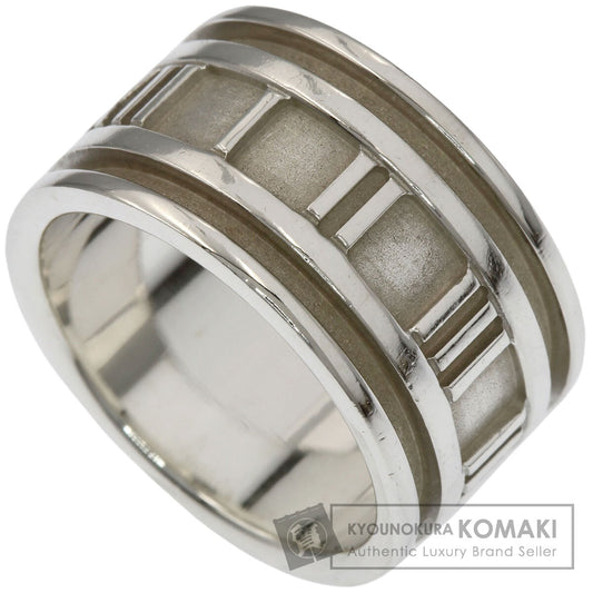 TIFFANY&Co. Atlas wide Ring Silver Ladies [Used]