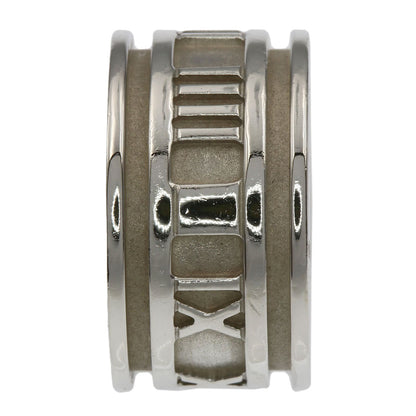 TIFFANY&Co. Atlas wide Ring Silver Ladies [Used]