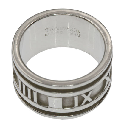 TIFFANY&Co. Atlas wide Ring Silver Ladies [Used]