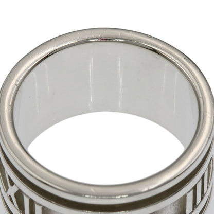 TIFFANY&Co. Atlas wide Ring Silver Ladies [Used]