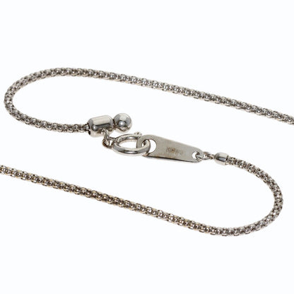 1.82ct Brown Diamond Necklace K18 White Gold 9.3g　Ladies