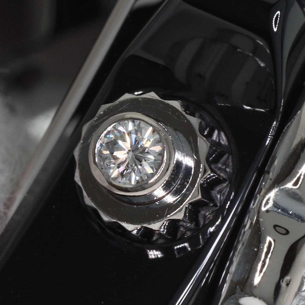 CHANEL J12 16.1" Chronograph Large Diamond Limited Edition of 25 Pieces Watches H1178 Ceramic/Ceramic mens