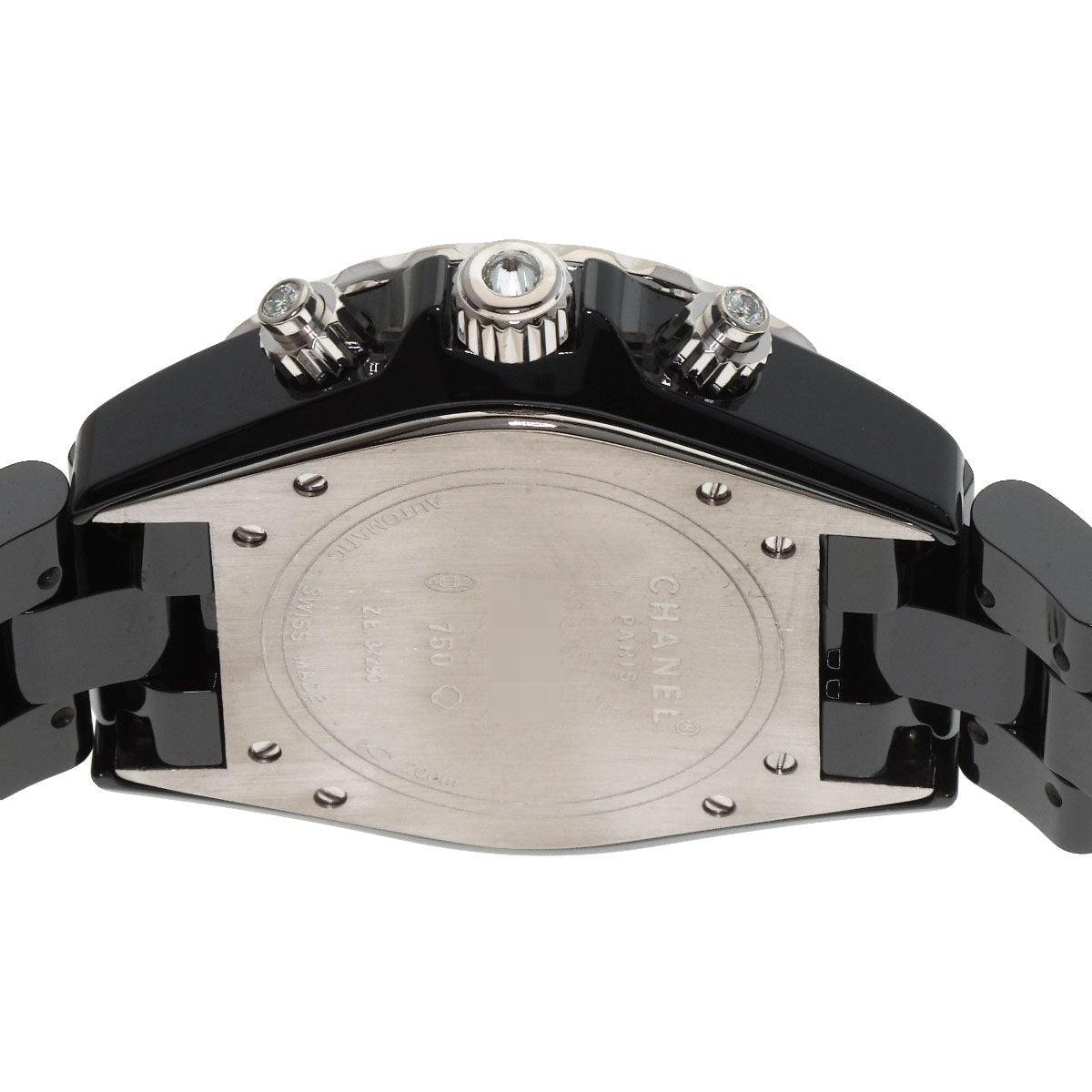 CHANEL J12 16.1" Chronograph Large Diamond Limited Edition of 25 Pieces Watches H1178 Ceramic/Ceramic mens