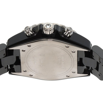 CHANEL J12 16.1" Chronograph Large Diamond Limited Edition of 25 Pieces Watches H1178 Ceramic/Ceramic mens