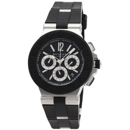 BVLGARI Diagono Chronograph Watches DG42SVCH Stainless Steel/Rubber mens