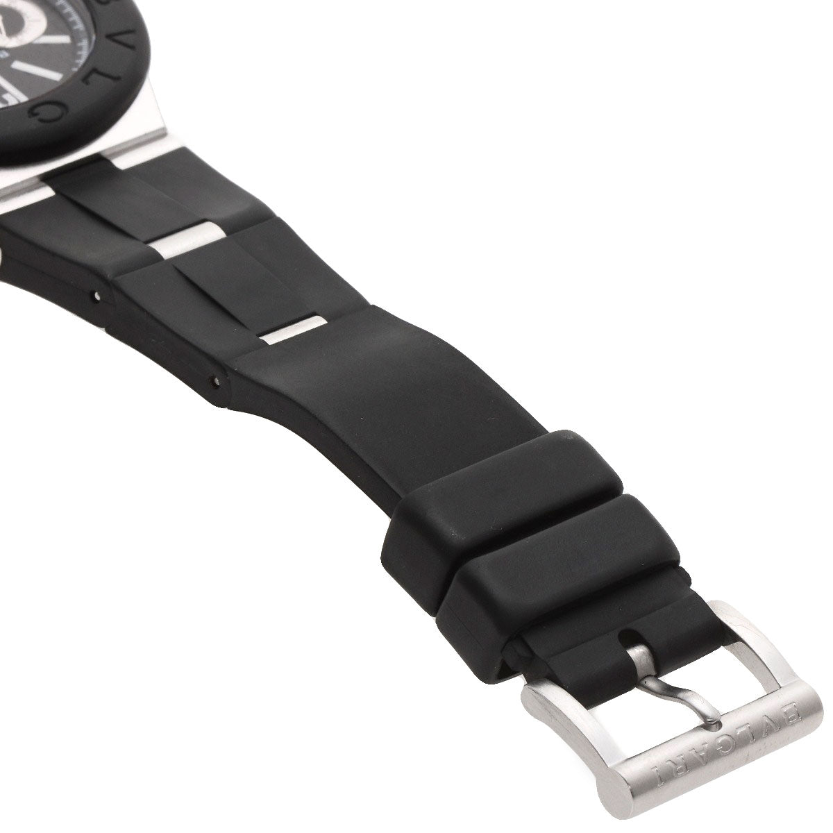 BVLGARI Diagono Chronograph Watches DG42SVCH Stainless Steel/Rubber mens