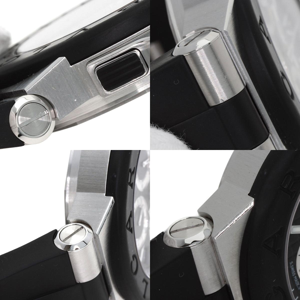 BVLGARI Diagono Chronograph Watches DG42SVCH Stainless Steel/Rubber mens