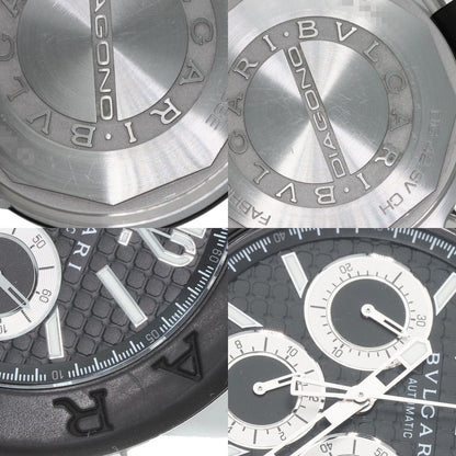 BVLGARI Diagono Chronograph Watches DG42SVCH Stainless Steel/Rubber mens
