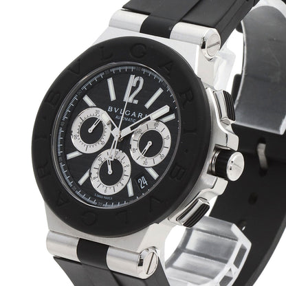 BVLGARI Diagono Chronograph Watches DG42SVCH Stainless Steel/Rubber mens