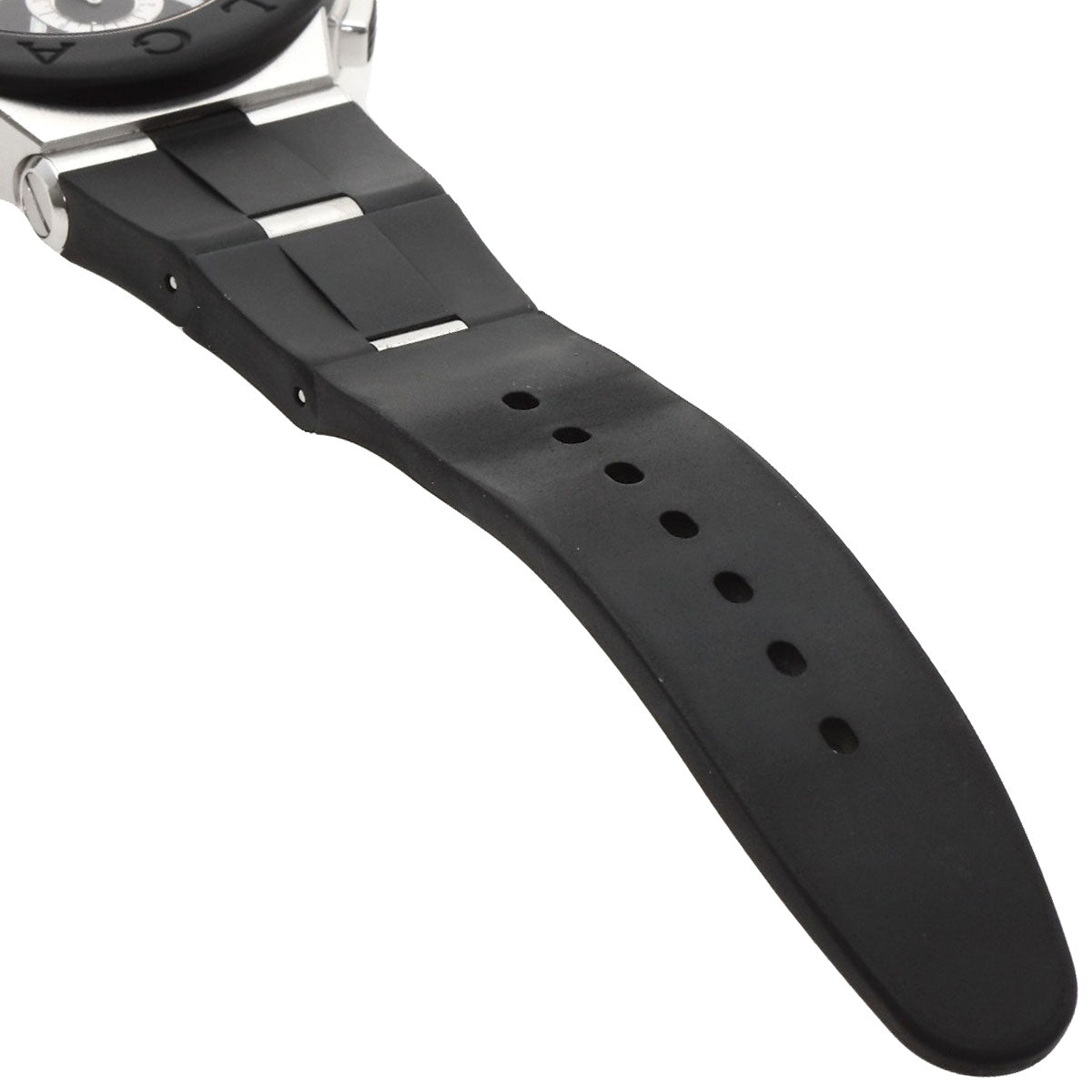 BVLGARI Diagono Chronograph Watches DG42SVCH Stainless Steel/Rubber mens