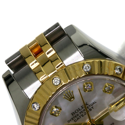 ROLEX DATEJUST 10P BezelDiamond Watches 179313NG Stainless Steel/SSxK18YG Ladies