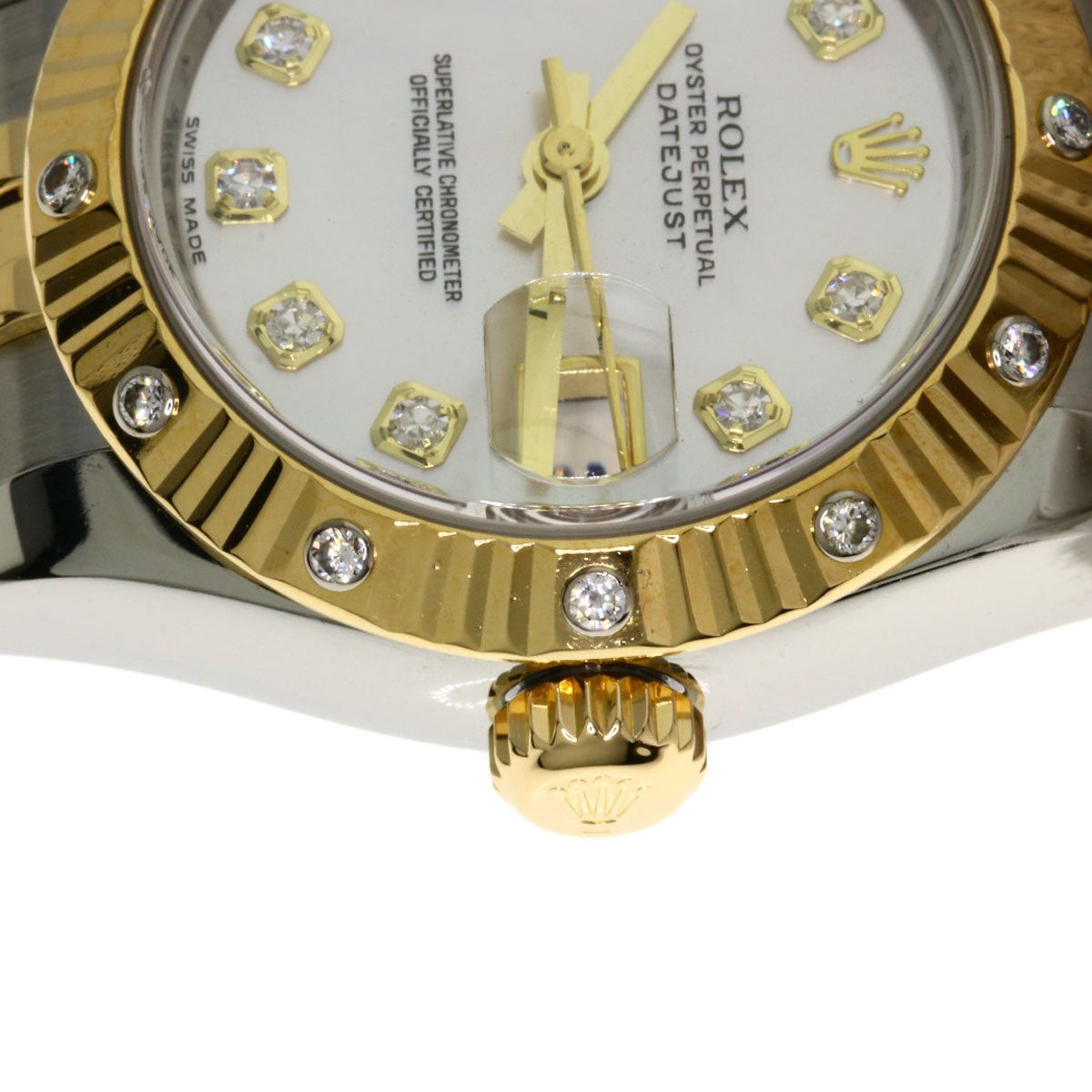 ROLEX DATEJUST 10P BezelDiamond Watches 179313NG Stainless Steel/SSxK18YG Ladies