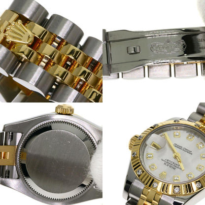 ROLEX DATEJUST 10P BezelDiamond Watches 179313NG Stainless Steel/SSxK18YG Ladies