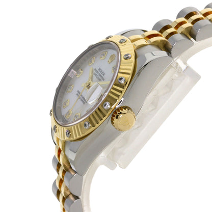 ROLEX DATEJUST 10P BezelDiamond Watches 179313NG Stainless Steel/SSxK18YG Ladies