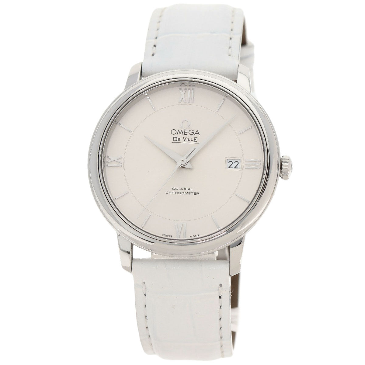 OMEGA De Ville Prestige Watches 424.13.40.20.02.001 Stainless Steel/Leather mens