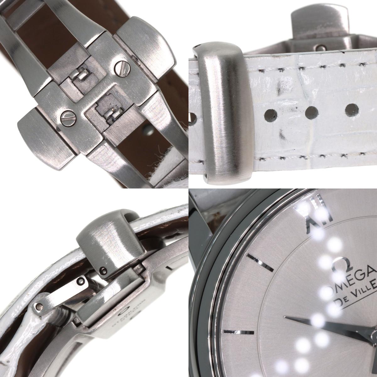 OMEGA De Ville Prestige Watches 424.13.40.20.02.001 Stainless Steel/Leather mens