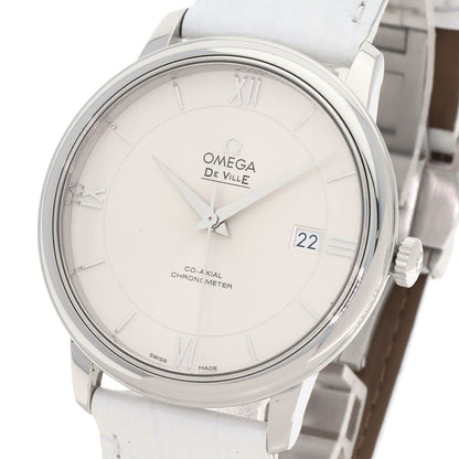 OMEGA De Ville Prestige Watches 424.13.40.20.02.001 Stainless Steel/Leather mens