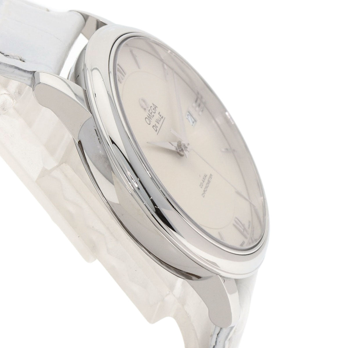 OMEGA De Ville Prestige Watches 424.13.40.20.02.001 Stainless Steel/Leather mens
