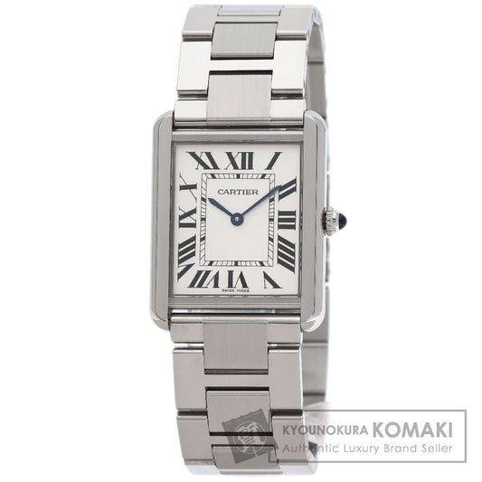 CARTIER Tank solo LM Watches W5200014 Stainless Steel/Stainless Steel mens