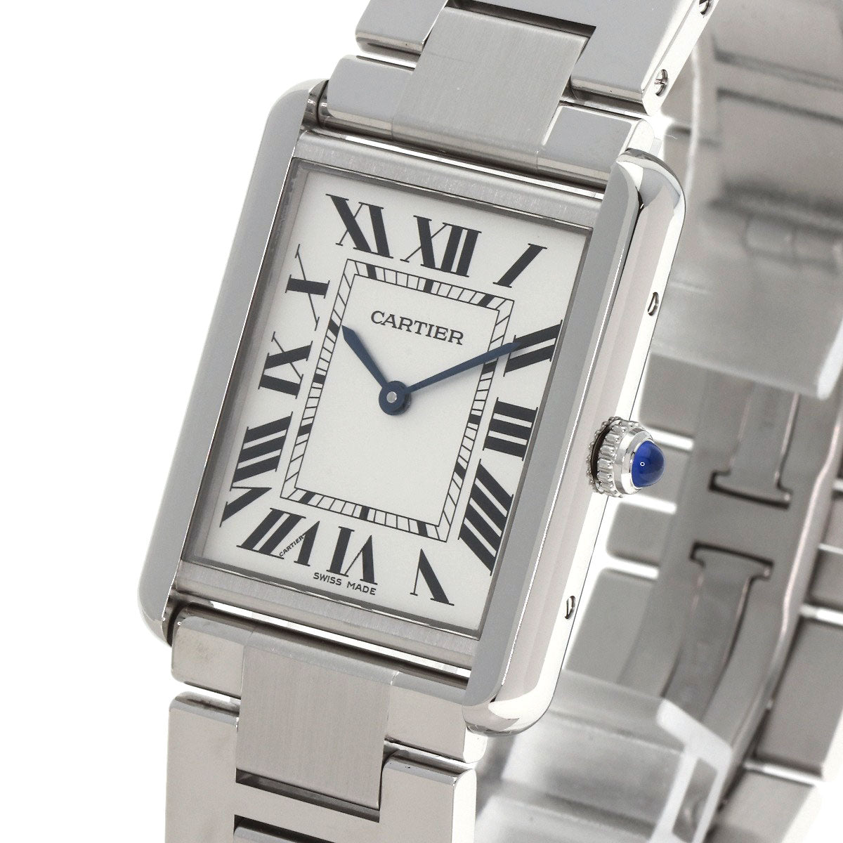 CARTIER Tank solo LM Watches W5200014 Stainless Steel/Stainless Steel mens