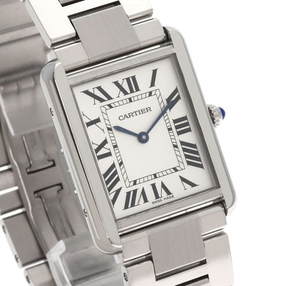 CARTIER Tank solo LM Watches W5200014 Stainless Steel/Stainless Steel mens