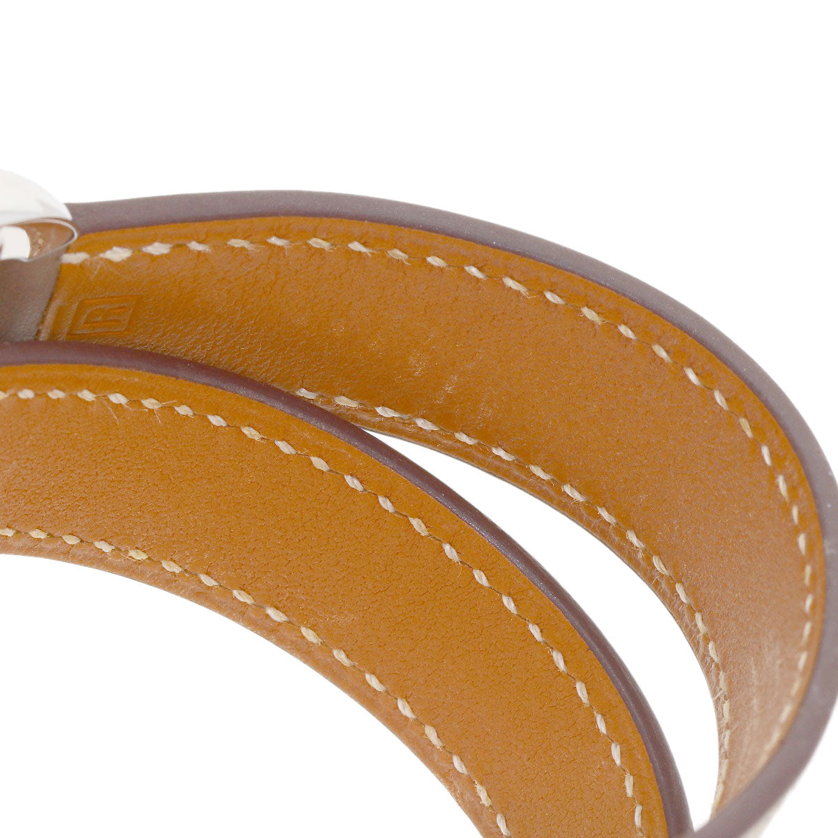 HERMES Cape Cod Double Tour Etoupe Watches CT1.710 Stainless Steel/Leather mens
