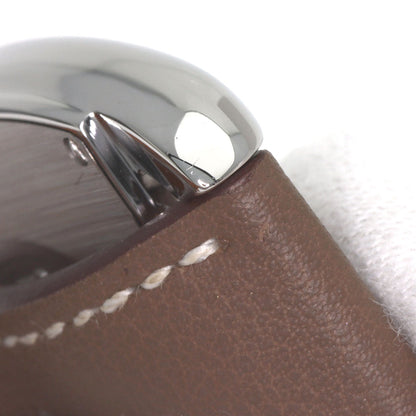 HERMES Cape Cod Double Tour Etoupe Watches CT1.710 Stainless Steel/Leather mens