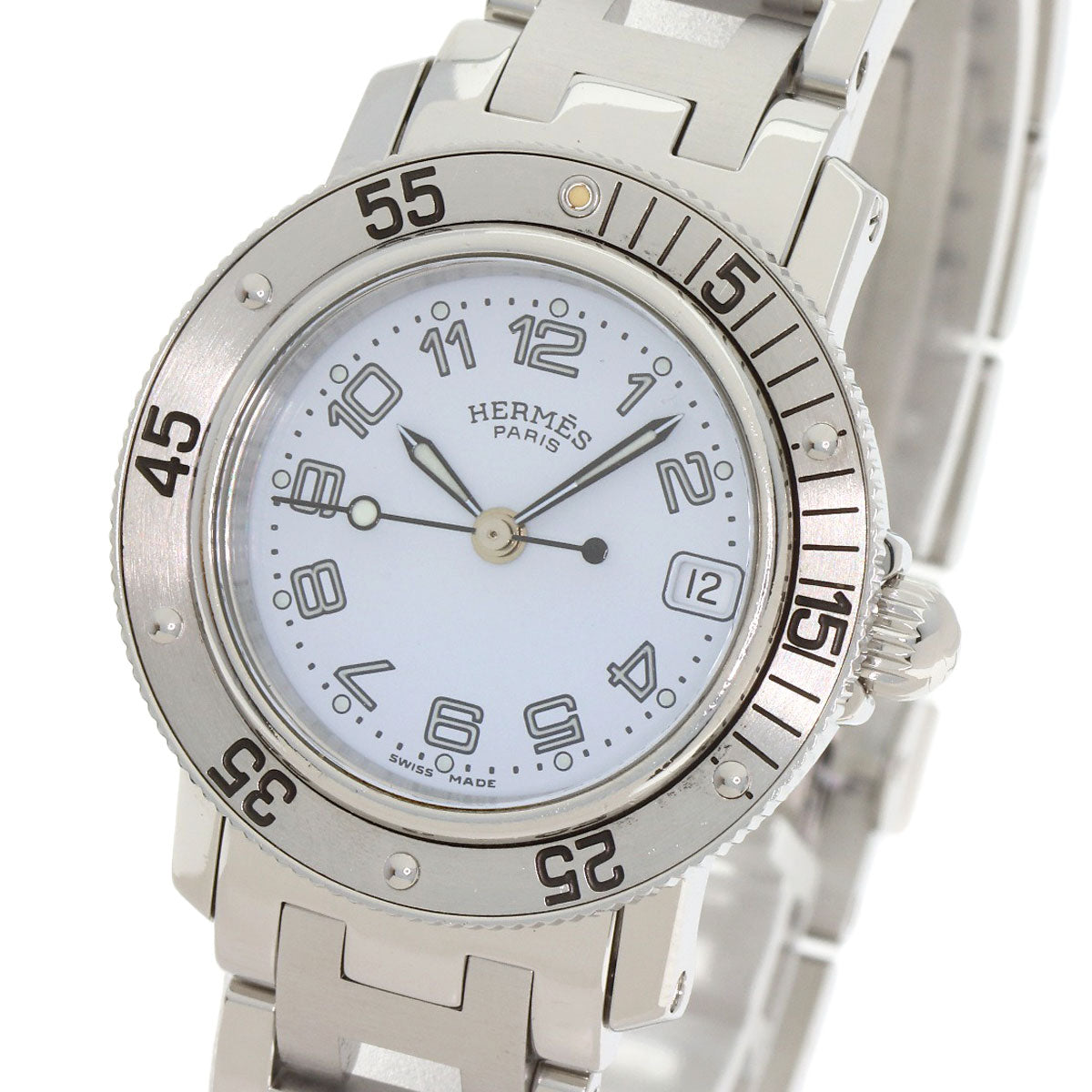 HERMES Clipper diver Watches CL5.210 Stainless Steel/Stainless Steel Ladies