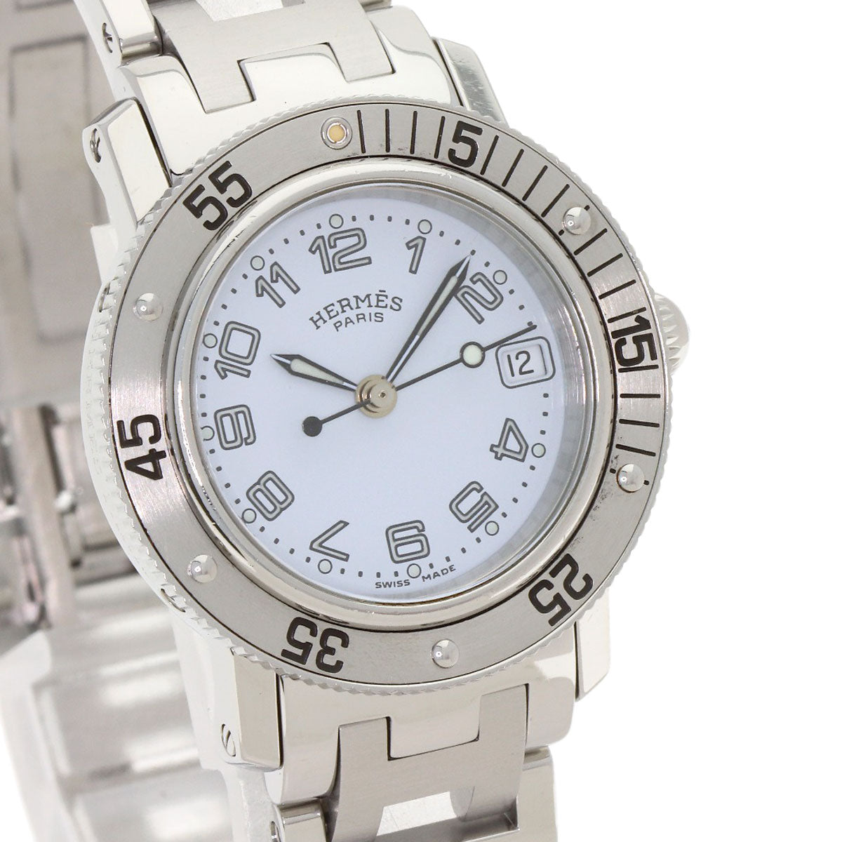 HERMES Clipper diver Watches CL5.210 Stainless Steel/Stainless Steel Ladies