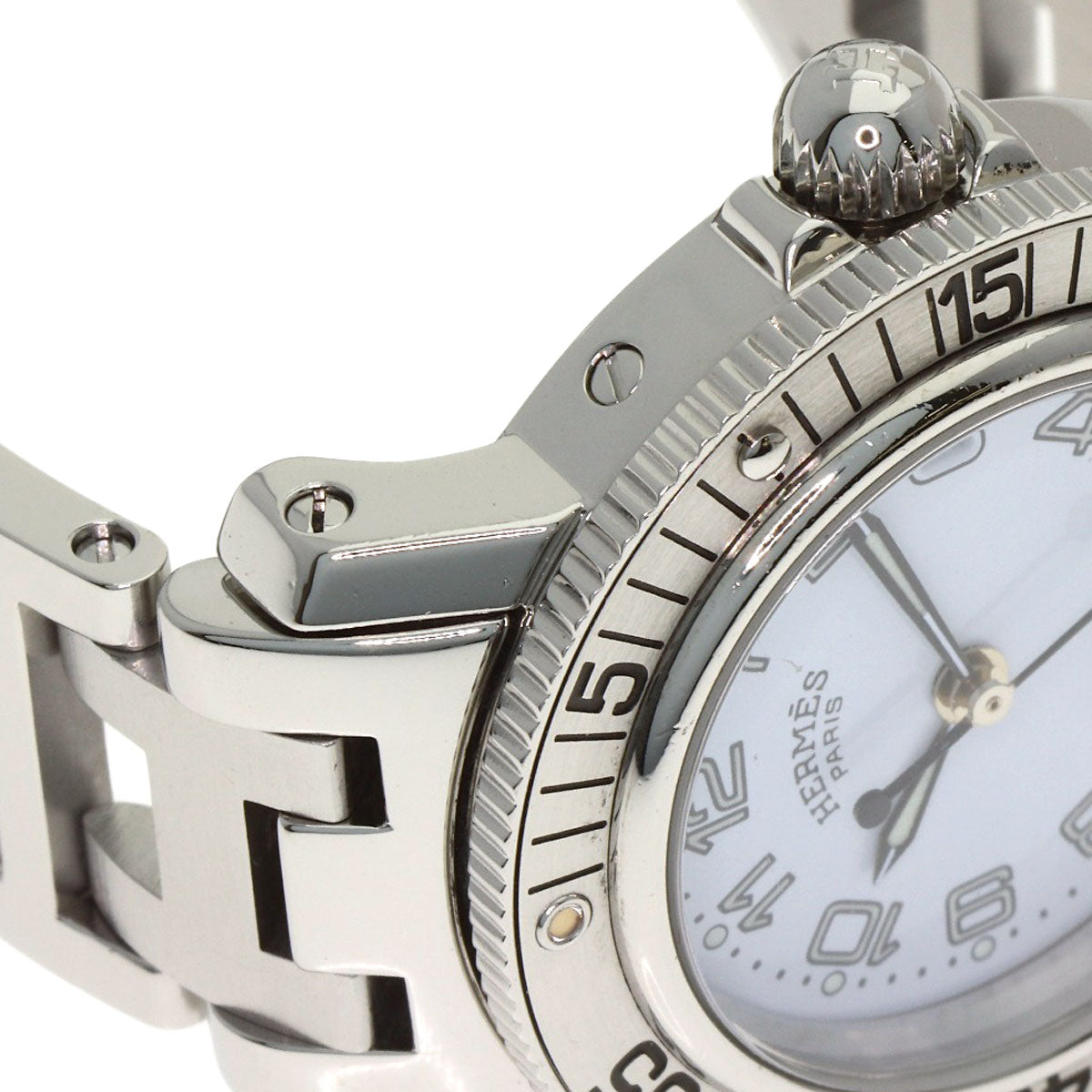 HERMES Clipper diver Watches CL5.210 Stainless Steel/Stainless Steel Ladies