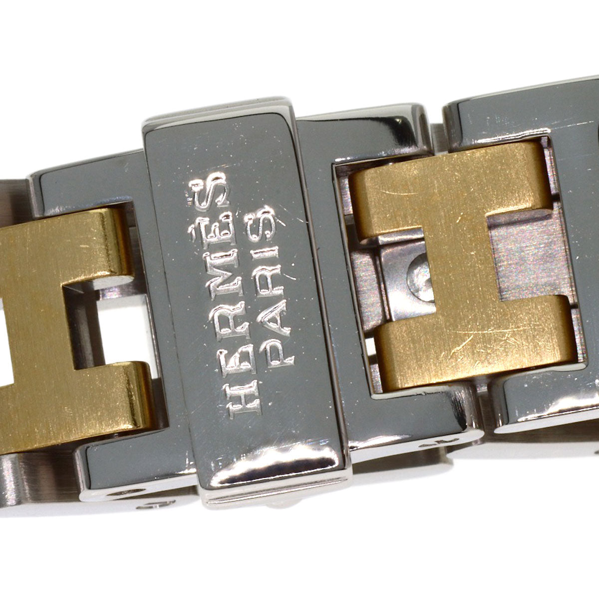 HERMES Clipper Watches CL4.220 Stainless Steel/SSxGP Ladies