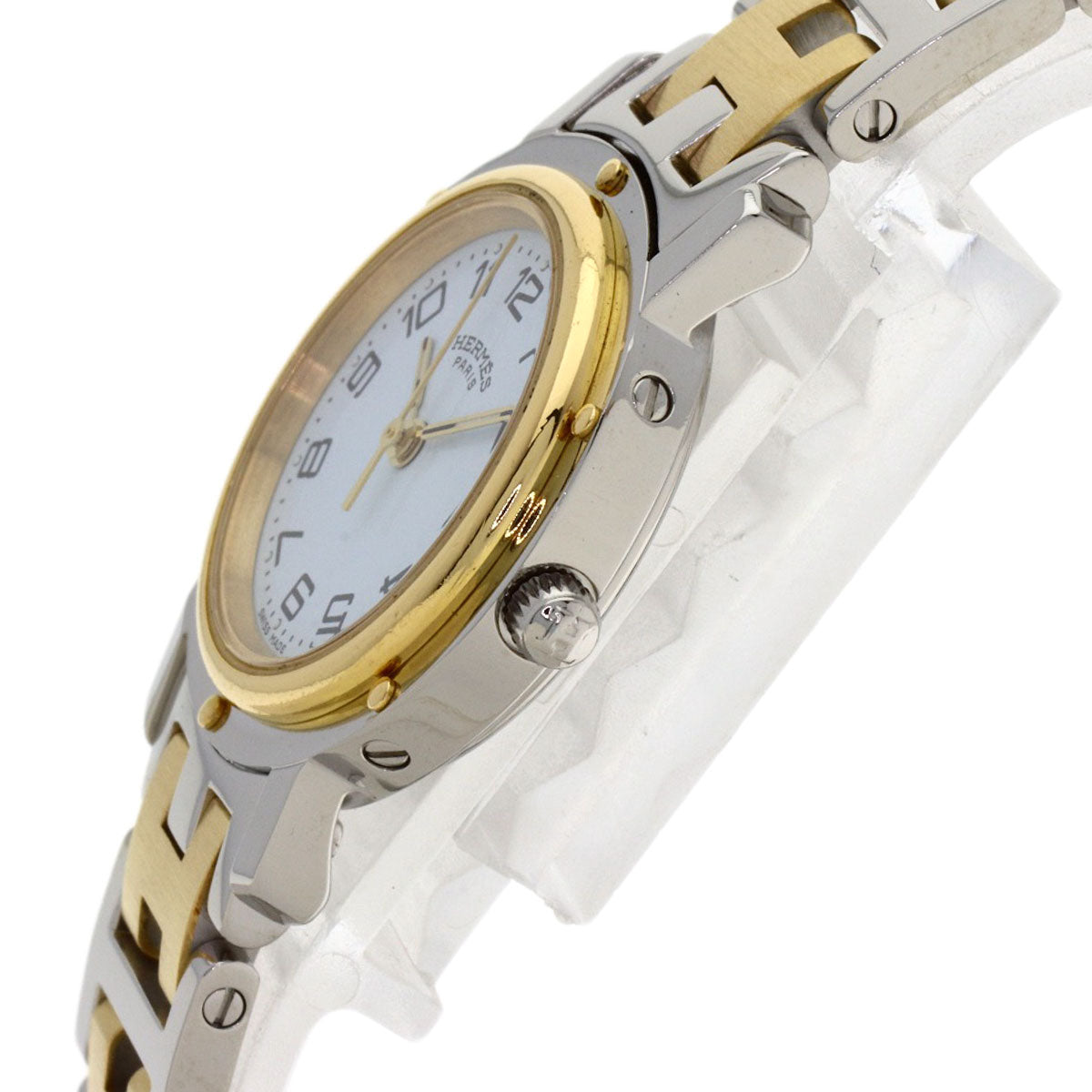 HERMES Clipper Watches CL4.220 Stainless Steel/SSxGP Ladies