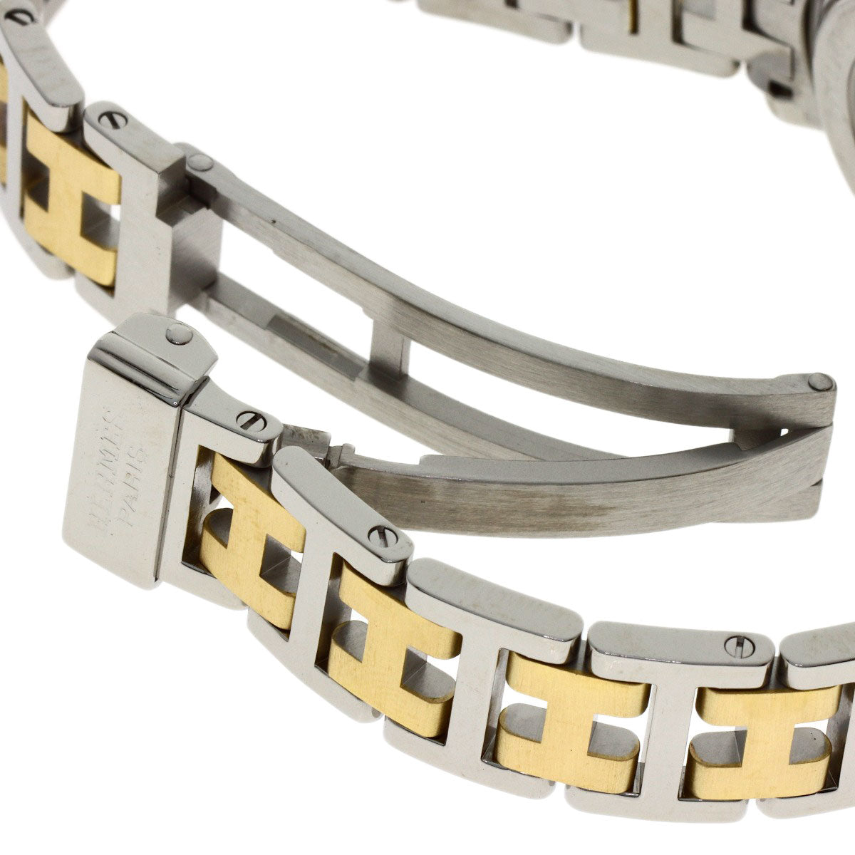 HERMES Clipper Watches CL4.220 Stainless Steel/SSxGP Ladies