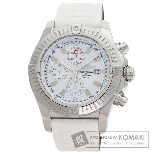 BREITLING Super avenger Watches A13370 Stainless Steel/Rubber mens