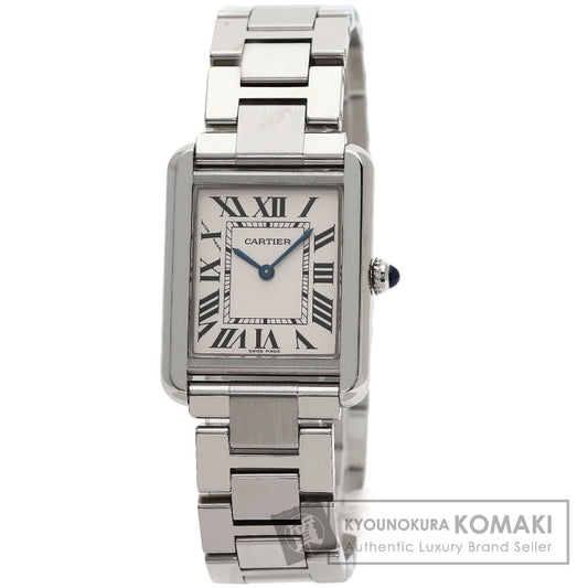 CARTIER Tank solo SM Watches W5200013 Stainless Steel/Stainless Steel Ladies