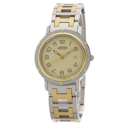 HERMES Clipper Watches CL4.420 Stainless Steel/SSxGP Boys