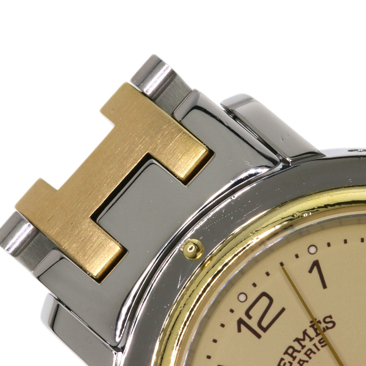 HERMES Clipper Watches CL4.420 Stainless Steel/SSxGP Boys