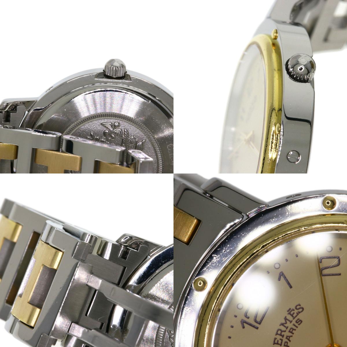 HERMES Clipper Watches CL4.420 Stainless Steel/SSxGP Boys