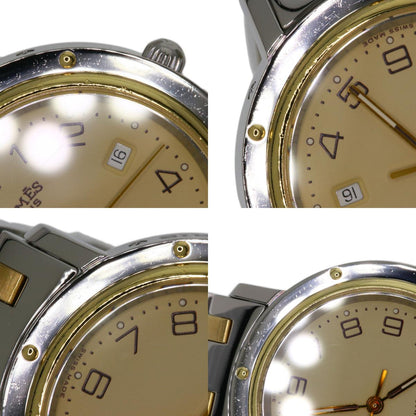 HERMES Clipper Watches CL4.420 Stainless Steel/SSxGP Boys