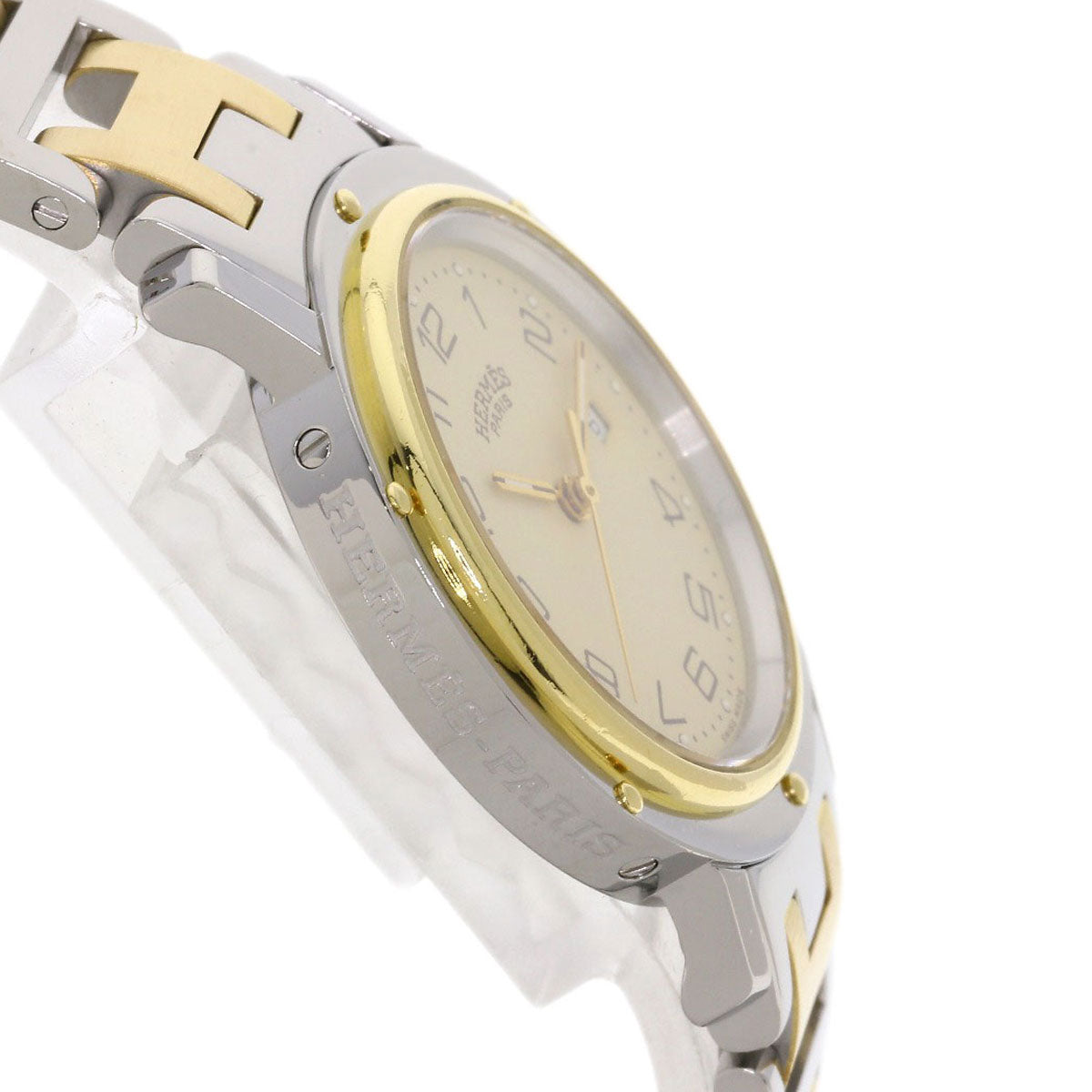 HERMES Clipper Watches CL4.420 Stainless Steel/SSxGP Boys