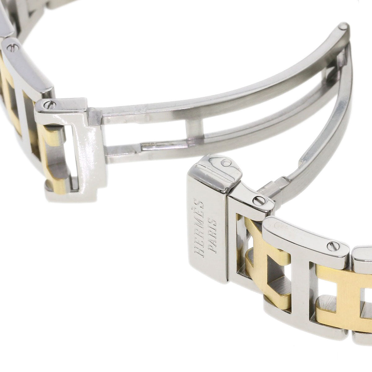 HERMES Clipper Watches CL4.420 Stainless Steel/SSxGP Boys