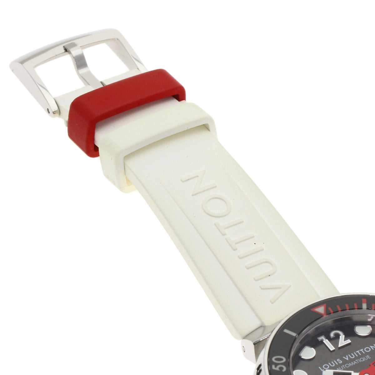 LOUIS VUITTON Tambour Diving Watches Q113A Stainless Steel/Rubber mens