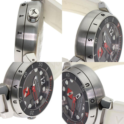 LOUIS VUITTON Tambour Diving Watches Q113A Stainless Steel/Rubber mens