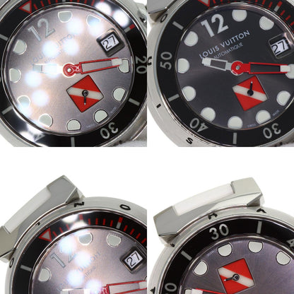 LOUIS VUITTON Tambour Diving Watches Q113A Stainless Steel/Rubber mens