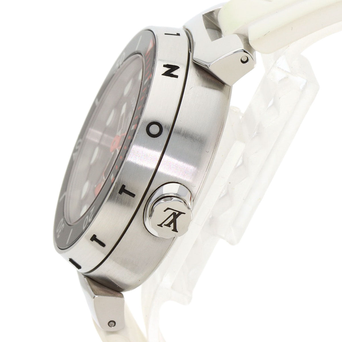 LOUIS VUITTON Tambour Diving Watches Q113A Stainless Steel/Rubber mens