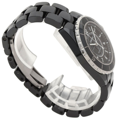 CHANEL J12 1.5" Black Ceramic Watches H0685 Ceramic/Ceramic mens