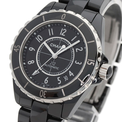 CHANEL J12 1.5" Black Ceramic Watches H0685 Ceramic/Ceramic mens