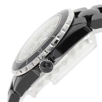 CHANEL J12 1.5" Black Ceramic Watches H0685 Ceramic/Ceramic mens