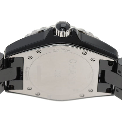 CHANEL J12 1.5" Black Ceramic Watches H0685 Ceramic/Ceramic mens